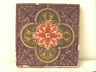 19th C. Arts and Crafts American Ceramic Tile