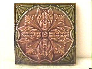 19th C. American Arts and Crafts Ceramic Tile
