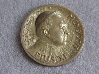 1926 Pope Pius XI Commemorative Coin