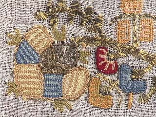 19th C. Ottoman Embroidered Turkish towel